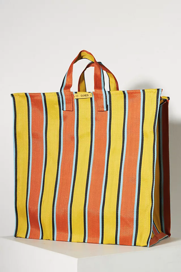 Business & Pleasure Vintage-Inspired Striped Canvas Cooler Tote Bag on  Food52