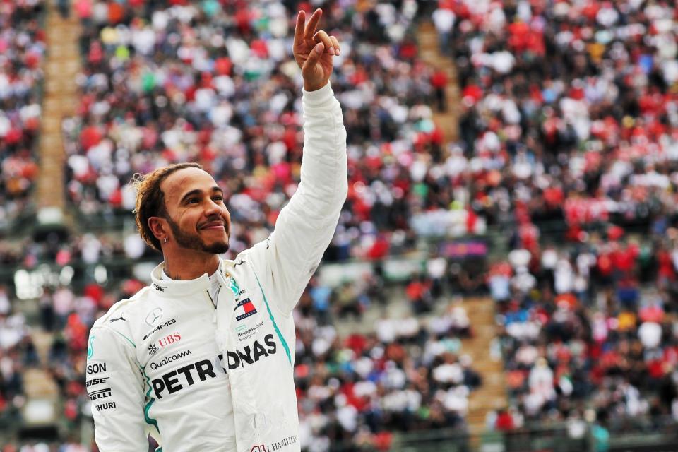 More than two million people tuned in to watch Lewis Hamilton win his fifth world championship in Mexico lPA Wire) 