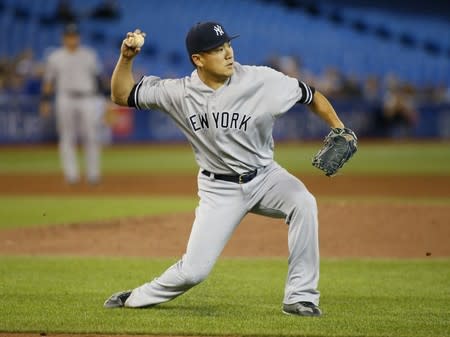 FILE PHOTO: MLB: New York Yankees at Toronto Blue Jays