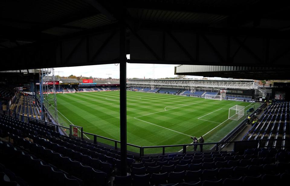 Arsenal are visiting Kenilworth Road for the first time (PA)