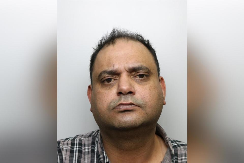Gul Riaz (43) of Balmoral Avenue, Huddersfield, was sentenced to 15 years after being found guilty of an offence of rape and two indecent assaults against one victim and a rape offence against the other (West Yorkshire Police)