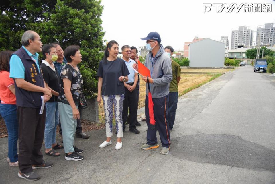 南投縣長許淑華深入中寮鄉、草屯鎮會勘，改善地方農水路及產業道路