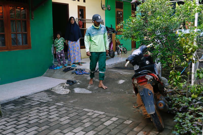 Cemetery in Indonesia's capital running out of space as coronavirus cases surge