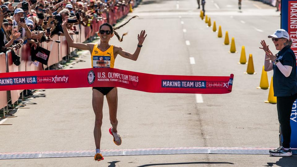 In Her 26.2 Debut, Fiona O’Keeffe Sets Record To Win U.S. Olympic