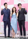 有線台tvN新水木劇《她的私生活》製作發佈會於3日在首爾舉行，主演朴敏英、金材昱和安普賢出席了活動。