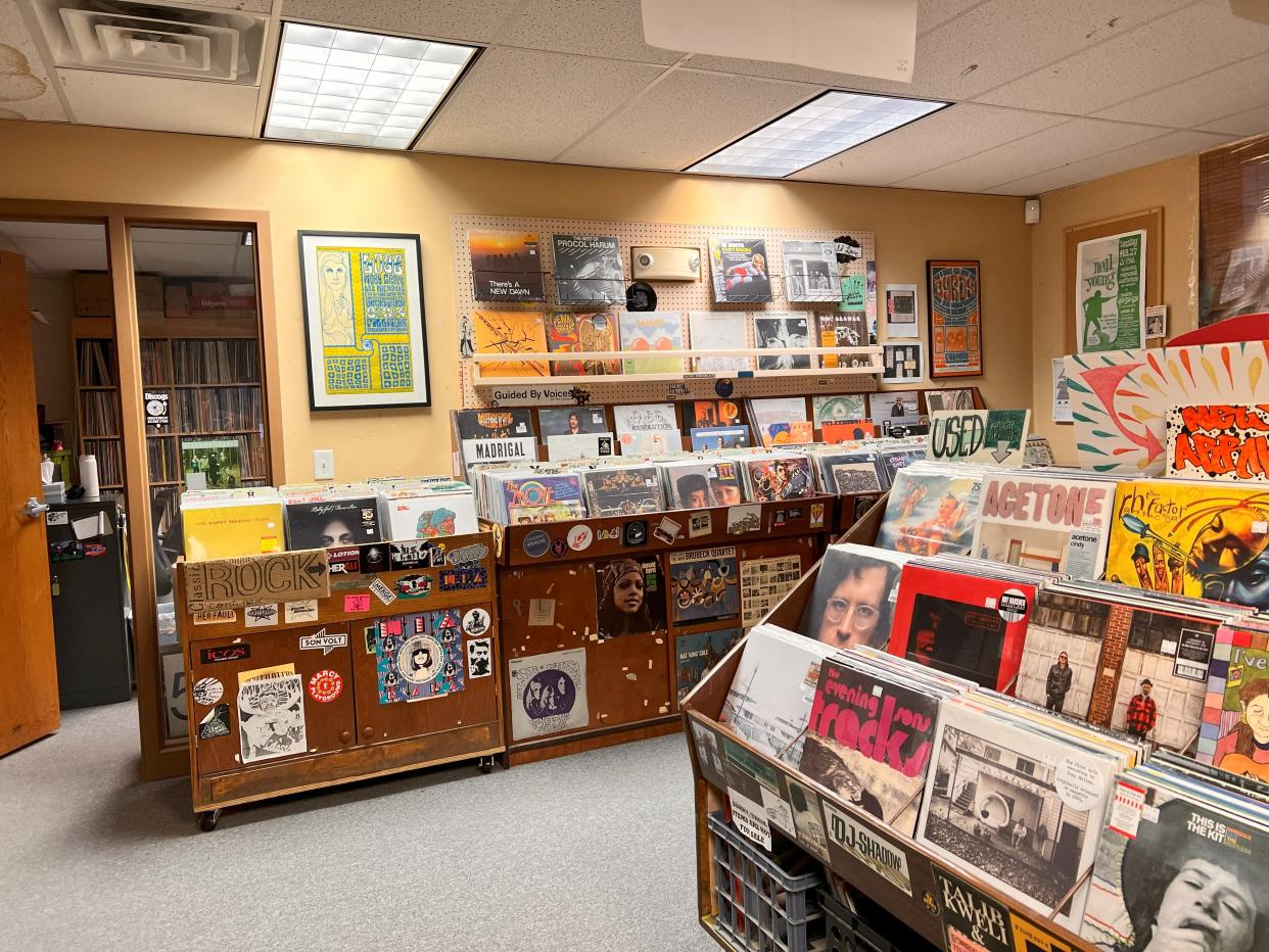 The Record Collector specializes in new and used vinyl, as well as used CDs and special orders, with a keen taking to the oddities and rarities. The Record Collector is located at 116 S Linn St.
