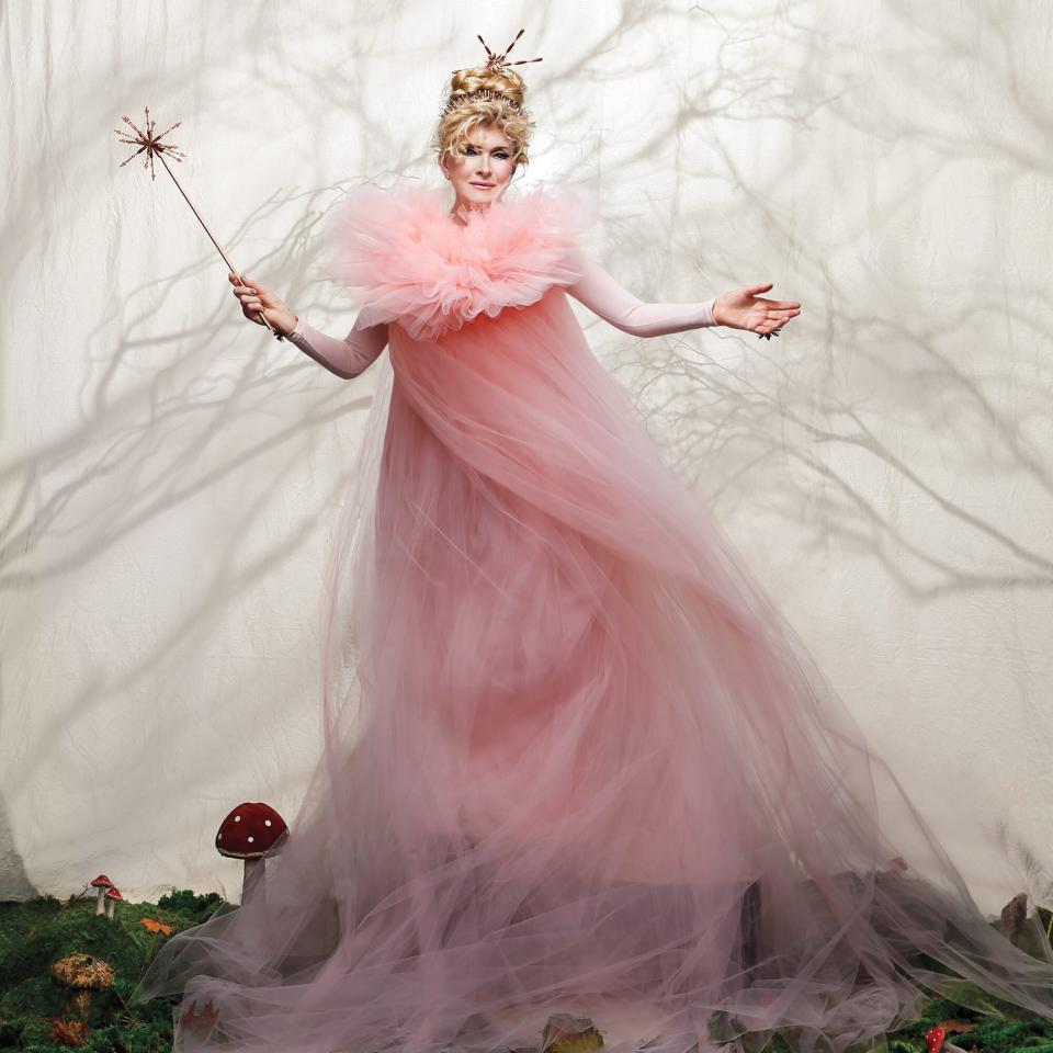 Martha Stewart in her Halloween costume as Fairy GrandMartha