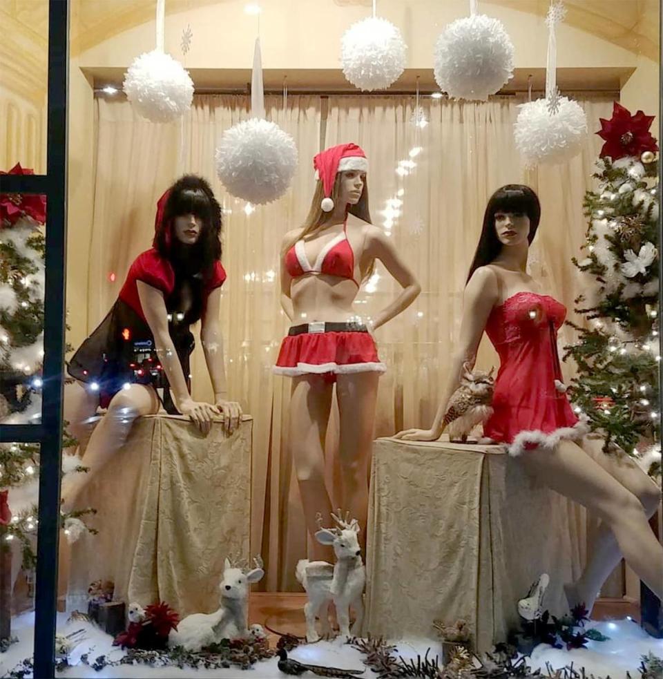 Fanny Wrappers in San Luis Obispo has a wide lingerie selection and specializes in personalized fittings. An Instagram photo from former owner Terry Treves shows a holiday display.