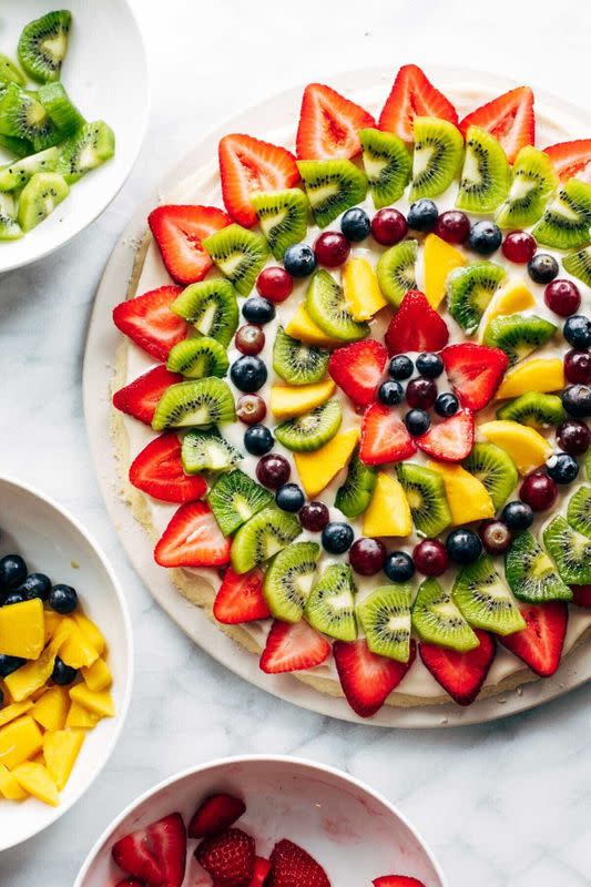 Get the Fruit Pizza recipe from Pinch of Yum