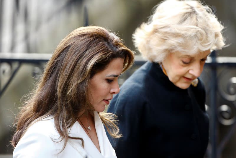 Princess Haya bint Al Hussein arrives at the High Court in London