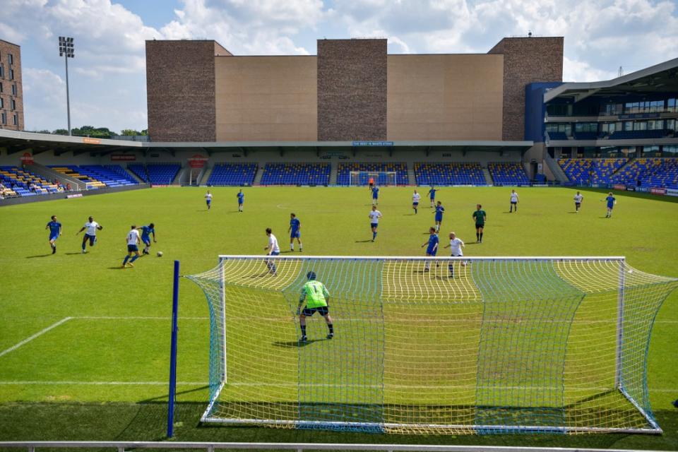 Hacks vs Flacks, the annual grudge match, ended with a 3-0 victory to the City's PRs at AFC Wimbledon's Plough Lane