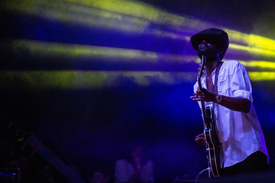 Gary Clark Jr. performs during Blues on the Green on July 27, 2021, in Zilker Park.