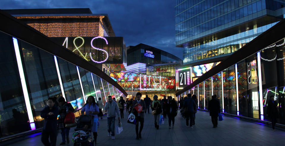 Shopping centre footfall in September declined by 35.6%, compared to pre-pandemic levels. Photo: Getty Images