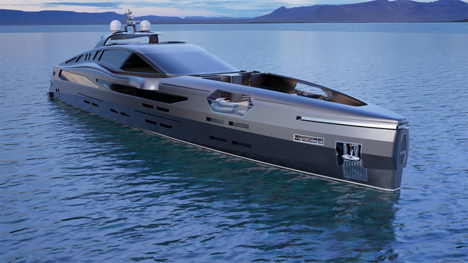 Bullet Megayacht Concept