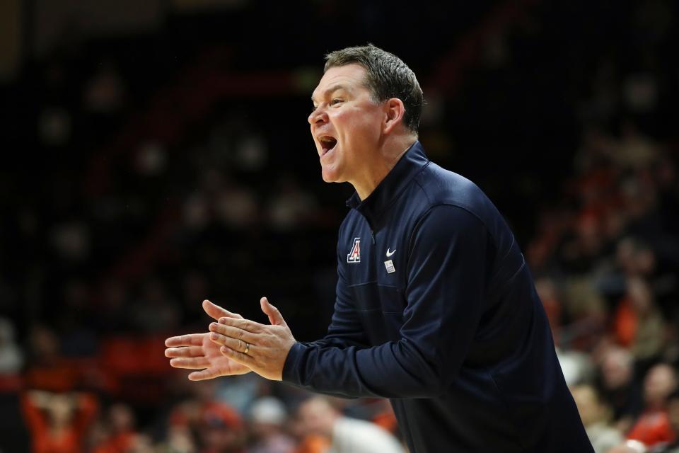 Tommy Lloyd's Arizona Wildcats are currently in position to be the No. 1 seed in the Pac-12 Men's Basketball Tournament.