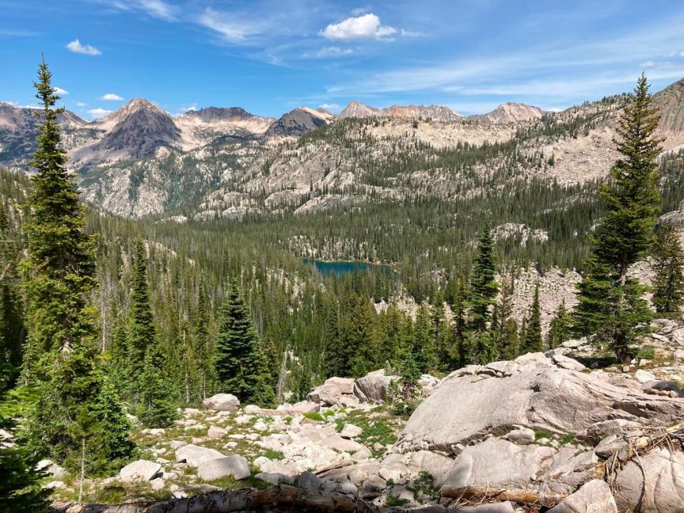 Sandy Epeldi took this photo near Benedict Lake in the Sawtooth National Recreation Area on July 19. A few minutes later, Epeldi and his friend found items belonging to Jack Thomas, who had been missing in the area for seven years.