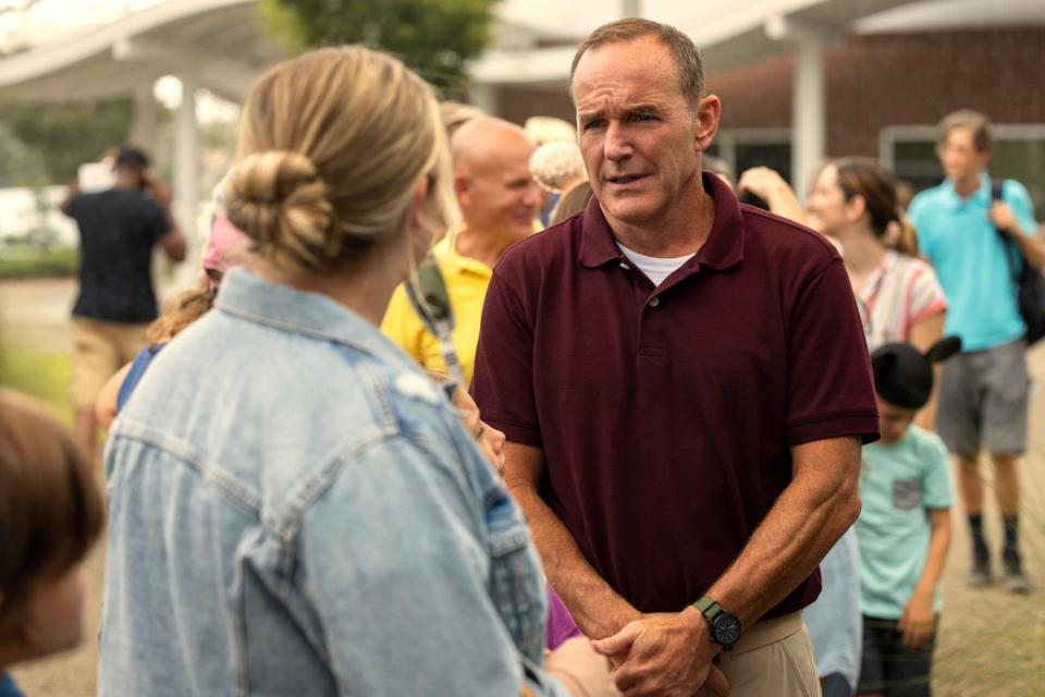 Clark Gregg in Netflix series "Florida Man," which shot in the Wilmington area in 2021.