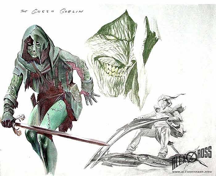 Alex Ross' Green Goblin illustration