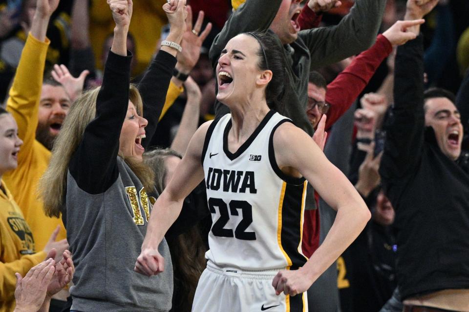 Iowa announced it will be retiring Caitlin Clark's No. 22 jersey.