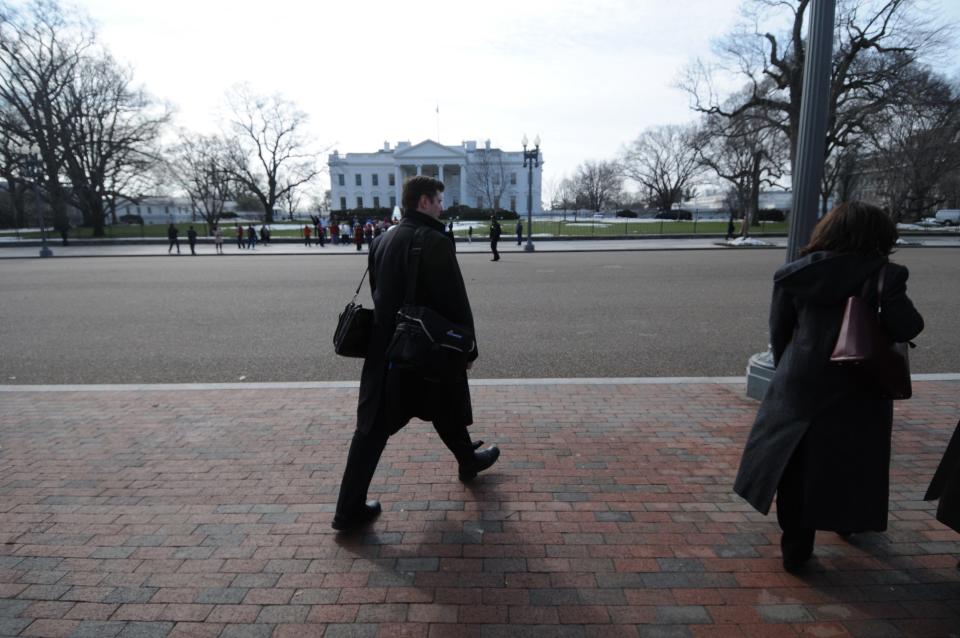 Greg Burton, then-assistant managing editor for The News Journal, was confronted at the White House after an interview with Joe Biden in February 2010.