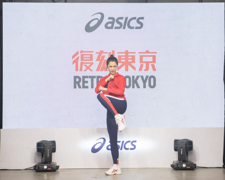 ASICS RETRO TOKYO 復刻東京系列 應援大使劉奕兒。官方提供