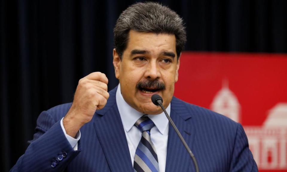 Nicolás Maduro speaks in Caracas, Venezuela on 12 December. 