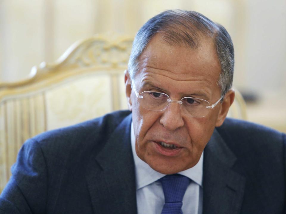 Russia's Foreign Minister Sergei Lavrov