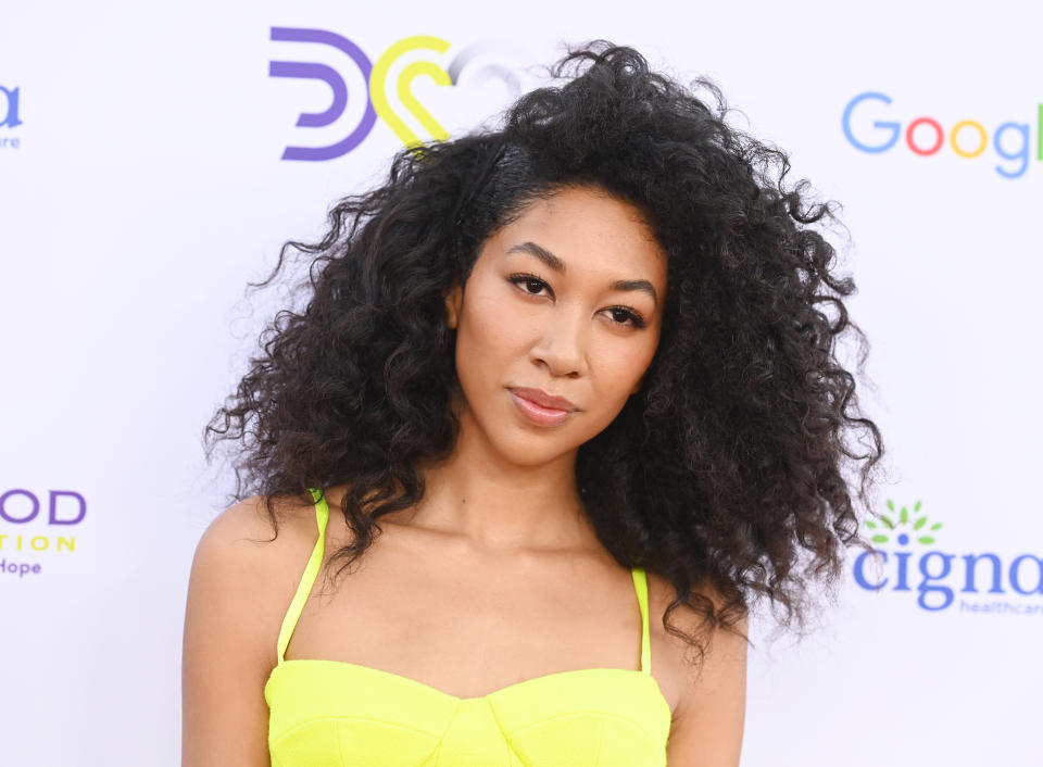 Aoki Lee Simmons at the Hollyrod 2023 Designcare Gala held at The Beehive on July 15, 2023 in Los Angeles, California. (Photo by Gilbert Flores/Variety via Getty Images)