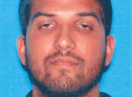Syed Rizwan Farook is pictured in his California driver's license, in this undated handout provided by the California Department of Motor Vehicles, December 3, 2015. REUTERS/California Department of Motor Vehicles/Handout