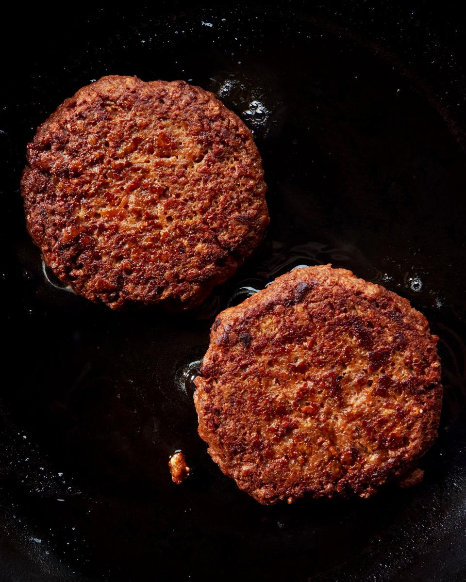 No cows were harmed in the making of these plant-based burgers.