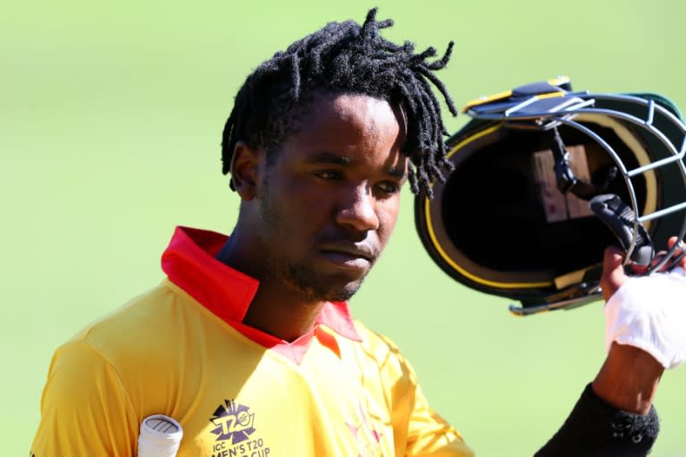 Wessly Madhevere made his international debut or Zimbabwe at the age of 20 (Patrick HAMILTON)