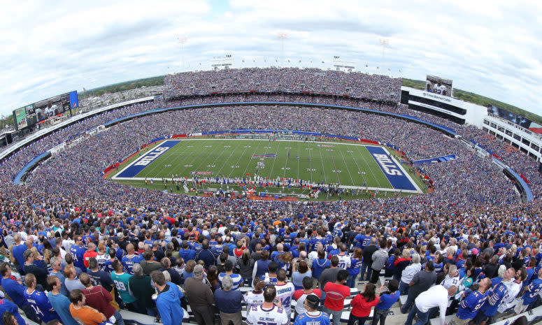 A general view of the Buffalo Bills stadium.