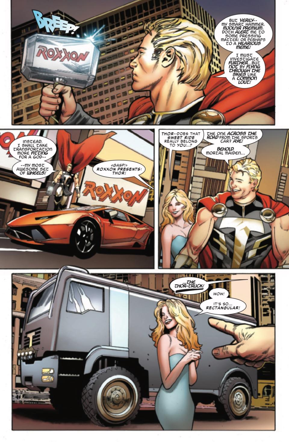 Roxxon Presents: Thor #1 interior art