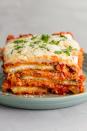 <p>Eggplant parmesan is a classic that never gets old. Layers of crispy fried <a href="https://www.delish.com/cooking/g3779/healthy-eggplant-recipes/" rel="nofollow noopener" target="_blank" data-ylk="slk:eggplant;elm:context_link;itc:0;sec:content-canvas" class="link ">eggplant</a>, smothered in rich <a href="https://www.delish.com/cooking/recipe-ideas/a24570093/marinara-sauce-recipe/" rel="nofollow noopener" target="_blank" data-ylk="slk:marinara;elm:context_link;itc:0;sec:content-canvas" class="link ">marinara</a> and topped with gooey <a href="https://www.delish.com/cooking/g40048963/mozzarella-recipes/" rel="nofollow noopener" target="_blank" data-ylk="slk:mozzarella;elm:context_link;itc:0;sec:content-canvas" class="link ">mozzarella</a> and parmesan cheese. It might take a little extra time and effort, but it’s SO worth it.</p><p>Get the <strong><a href="https://www.delish.com/cooking/recipe-ideas/a58245/easy-baked-eggplant-parmesan-recipe/" rel="nofollow noopener" target="_blank" data-ylk="slk:Eggplant Parm recipe;elm:context_link;itc:0;sec:content-canvas" class="link ">Eggplant Parm recipe</a></strong>.</p>