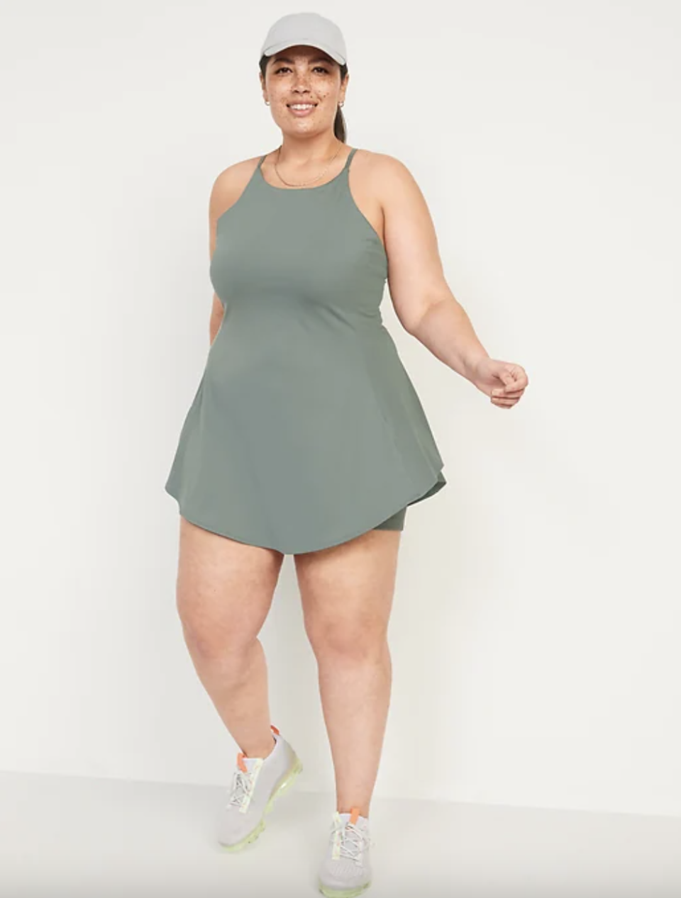 Sleeveless PowerSoft 2-in-1 Performance Mini Skort Dress (Photo via Old Navy)