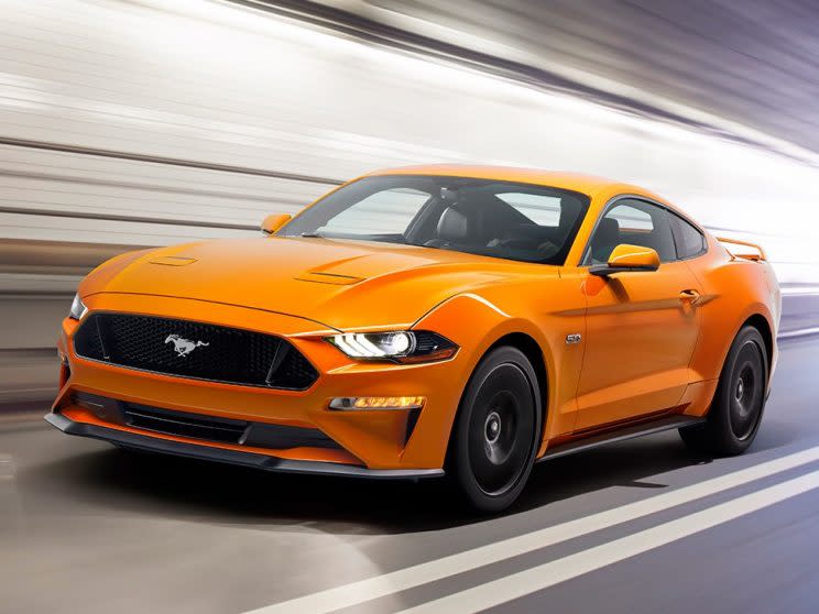 2018 Ford Mustang.