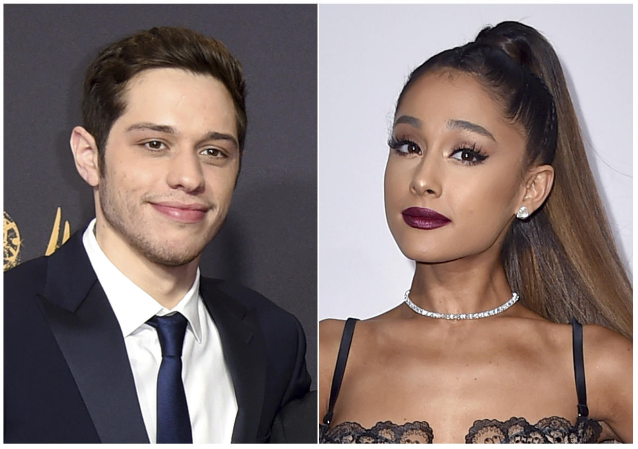 Pete Davidson und Ariana Grande haben sich vor kurzem verlobt. (Bild: AP Photo)