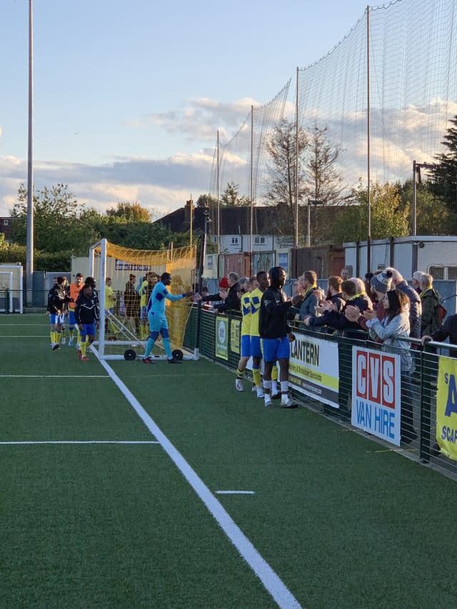 Haringey's match against Yeovil was marred by alleged racist abuse on Saturday 