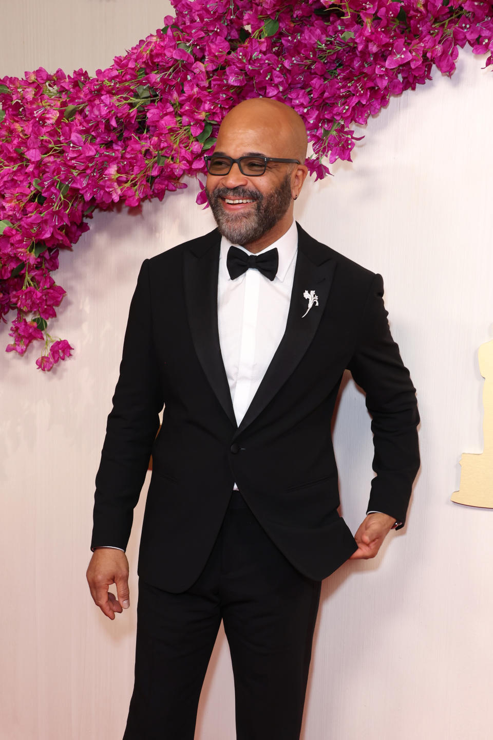 American Fiction star and nominee Jeffrey Wright looked sharp in his black tux. Photo: Getty