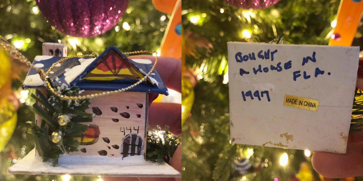 CHRISTMAS LEGACY: Prized ornaments adorn our holiday trees