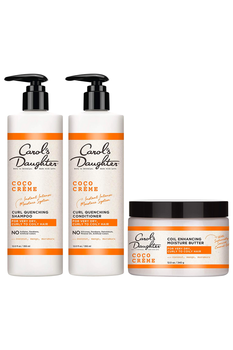 1) Carol’s Daughter Coco Crème Sulfate-Free Shampoo and Conditioner Set