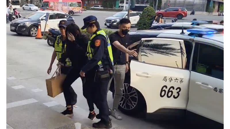 謝姓女子偵訊後，被依殺人未遂、公共危險罪移送台中地檢署偵辦。(圖／翻攝畫面)