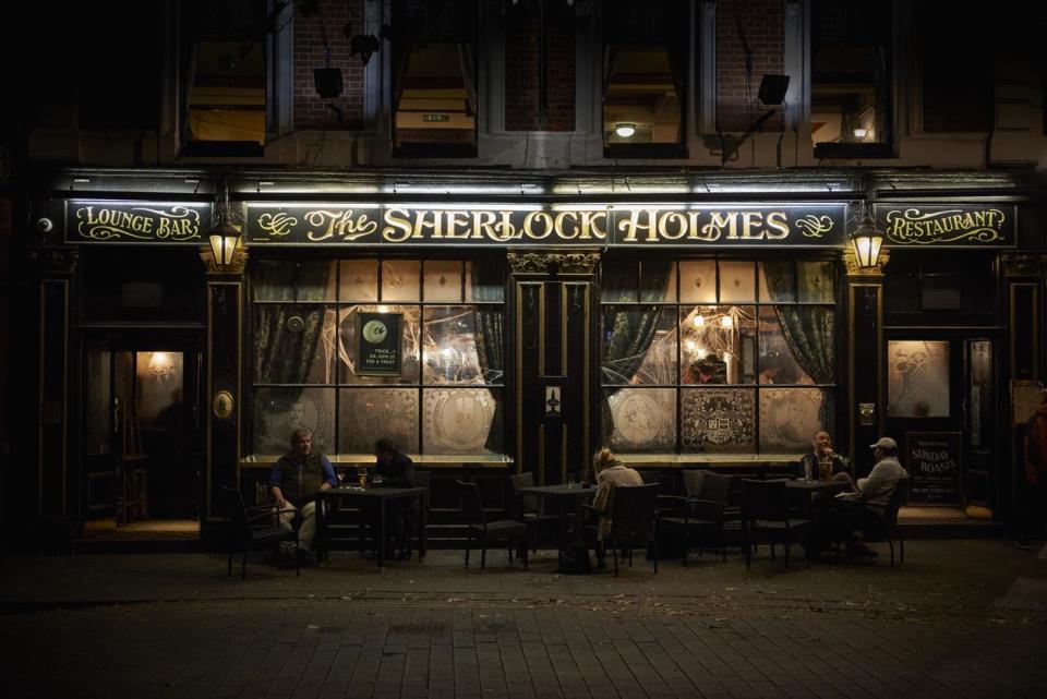 Grab a pint at the Sherlock Holmes pub (Getty Images)