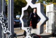 Britain's Prince William arrives at Masjid Al Noor in Christchurch, New Zealand, April 26, 2019. REUTERS/Tracey Nearmy/Pool