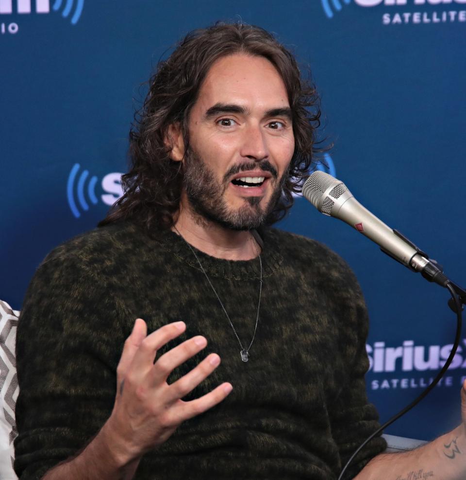 Closeup of Russell Brand