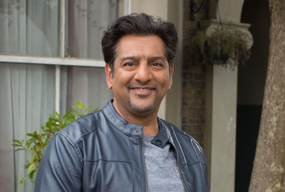 EastEnders star Nitin Ganatra rocks up in Sexy Beast.