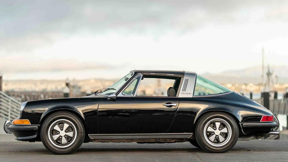 Ewan McGregor’s 1972 Porsche 911T Targa from the side