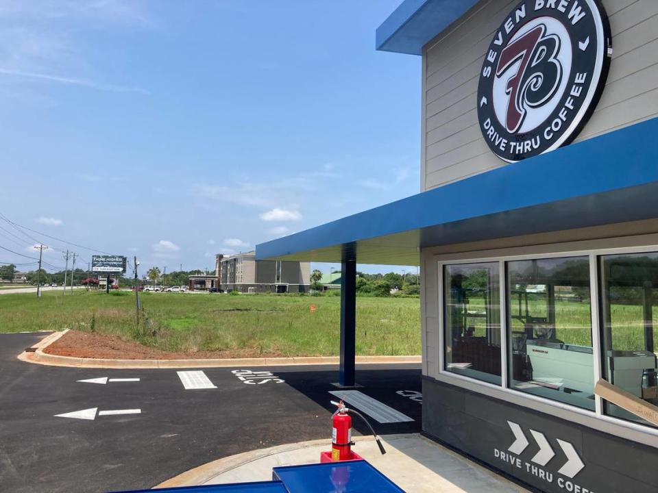 Matthew Davis, founder of Albany-based Davis Companies, is also planning to develop the property immediately to the left of 7 Brew Drive-thru Coffee when facing the new coffee stand opening soon on Watson Boulevard in Warner Robins.