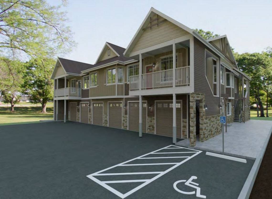 Plans to develop 12 multi-family units at 4002 10th St. SE in Puyallup are underway. The units will be divided into two buildings. Courtesy of a city of Puyallup document