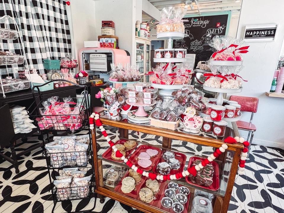 Cookies, rice crispies, brownies and more are all on the menu at Katie Bug’s for Valentine’s Day.